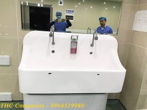 THC Việt Nam cung cấp chậu lavabo cho bệnh viện Việt Pháp