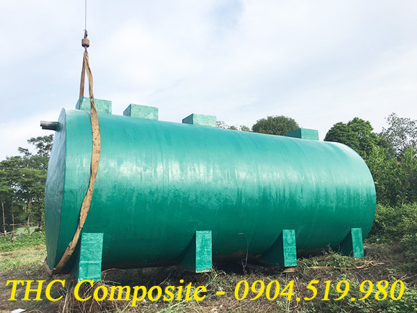 Bồn composite xử lí nước thải cho THC Việt Nam sản xuất