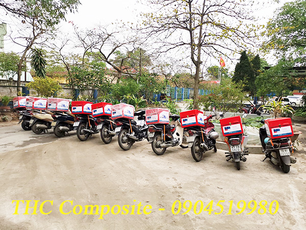 Thùng chở hàng composite do THC Việt Nam sản xuất mới bàn giao cho khách hàng